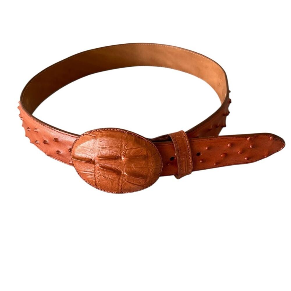 Grand lider Ostrich Elegant Leather Belt Size:34
